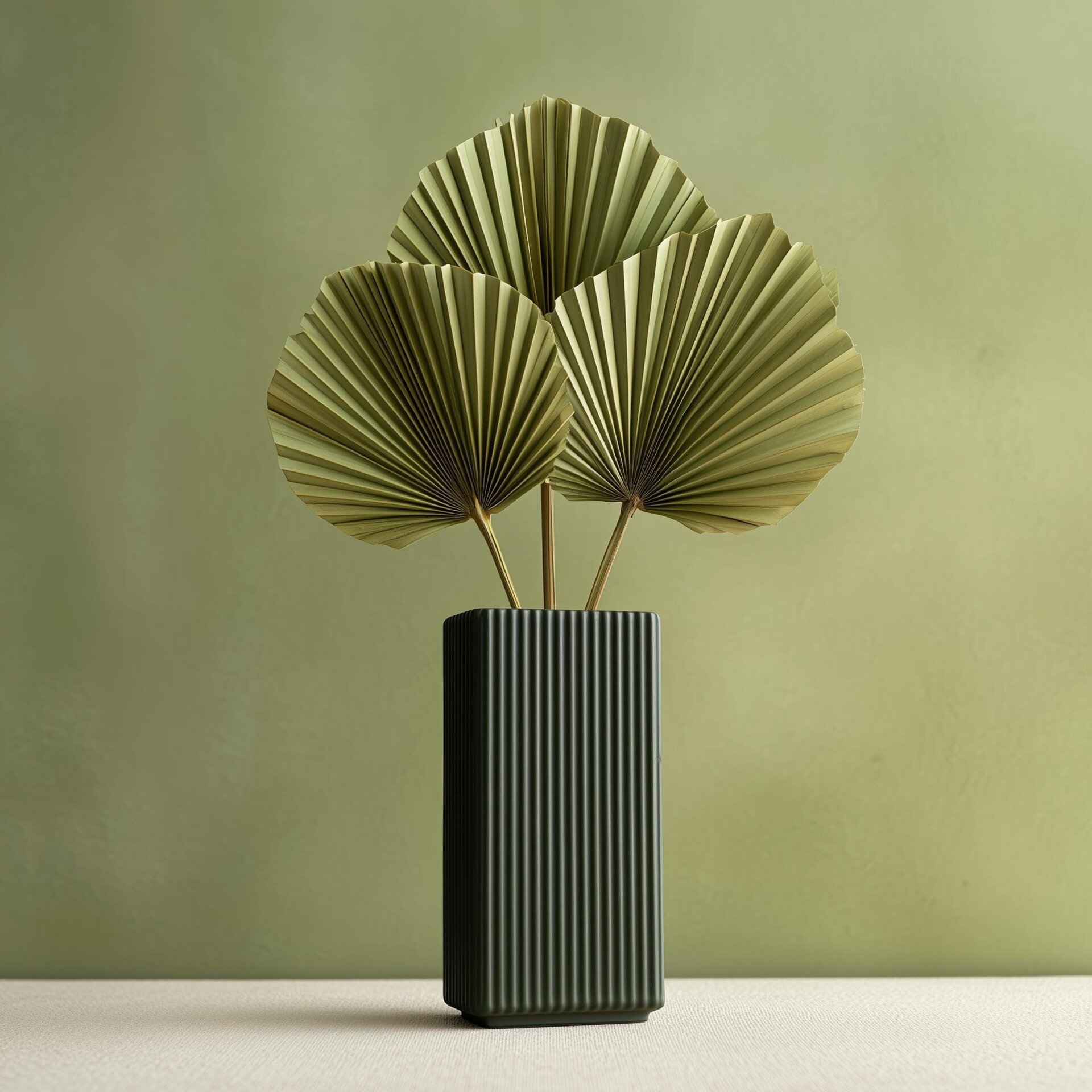 3D Printed Ribbed Rectangular Vase