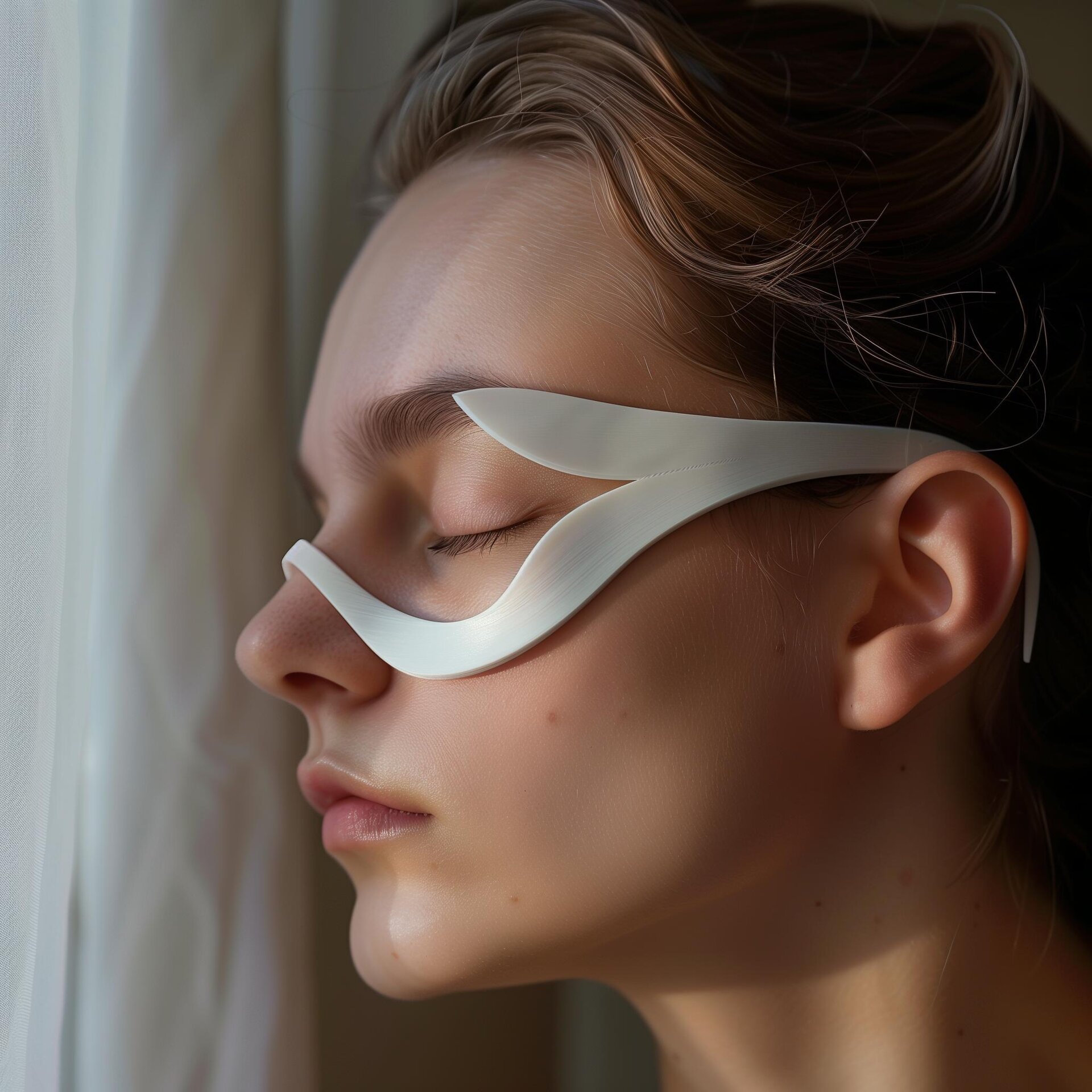 3D Printed Minimal Visor Costume Mask