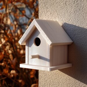 3D Printed Minimal Hidden Storage Birdhouse