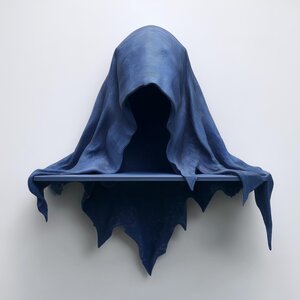3D Printed Cloaked Wraith Wall Shelf