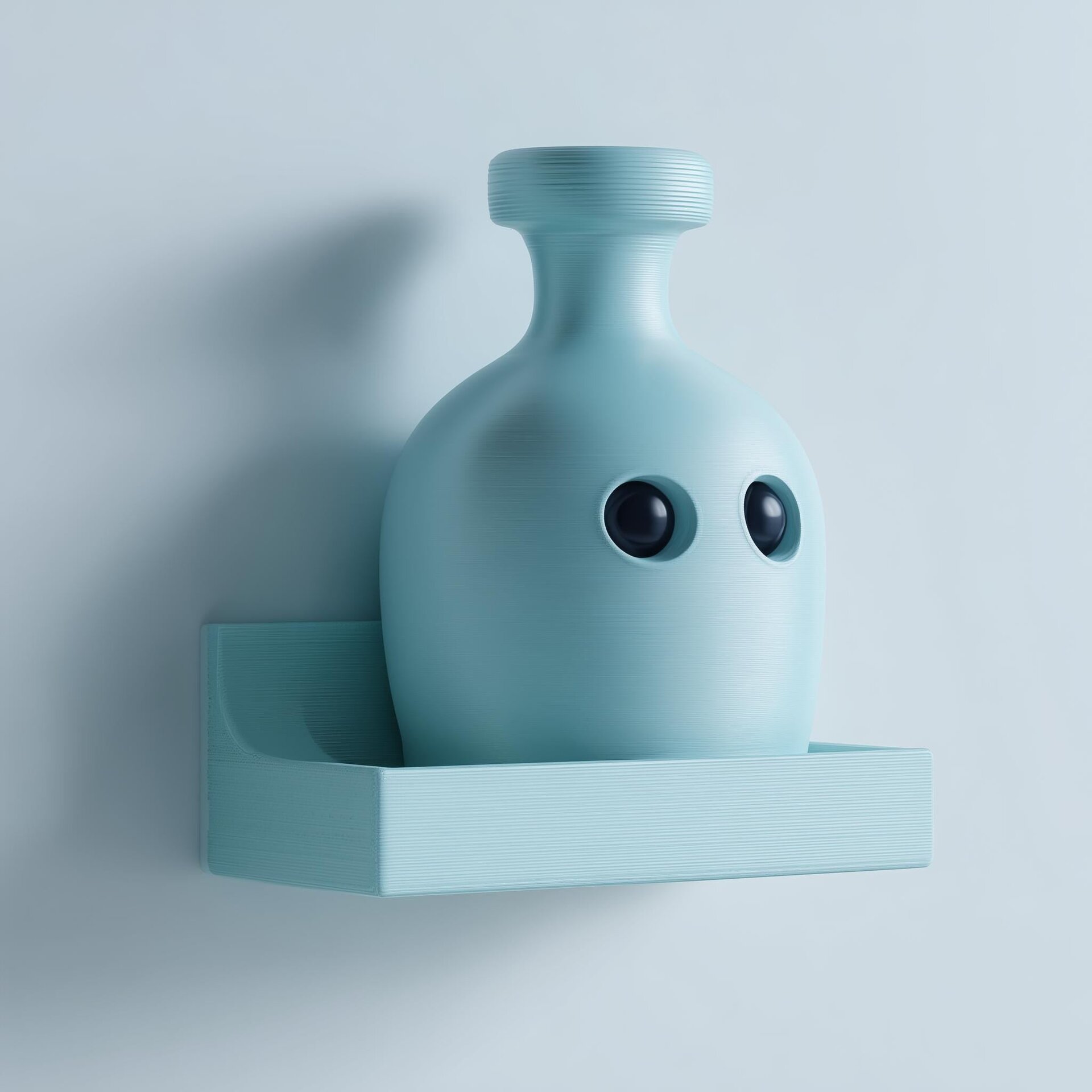 3D Printed Potion Bottle Wall Shelf