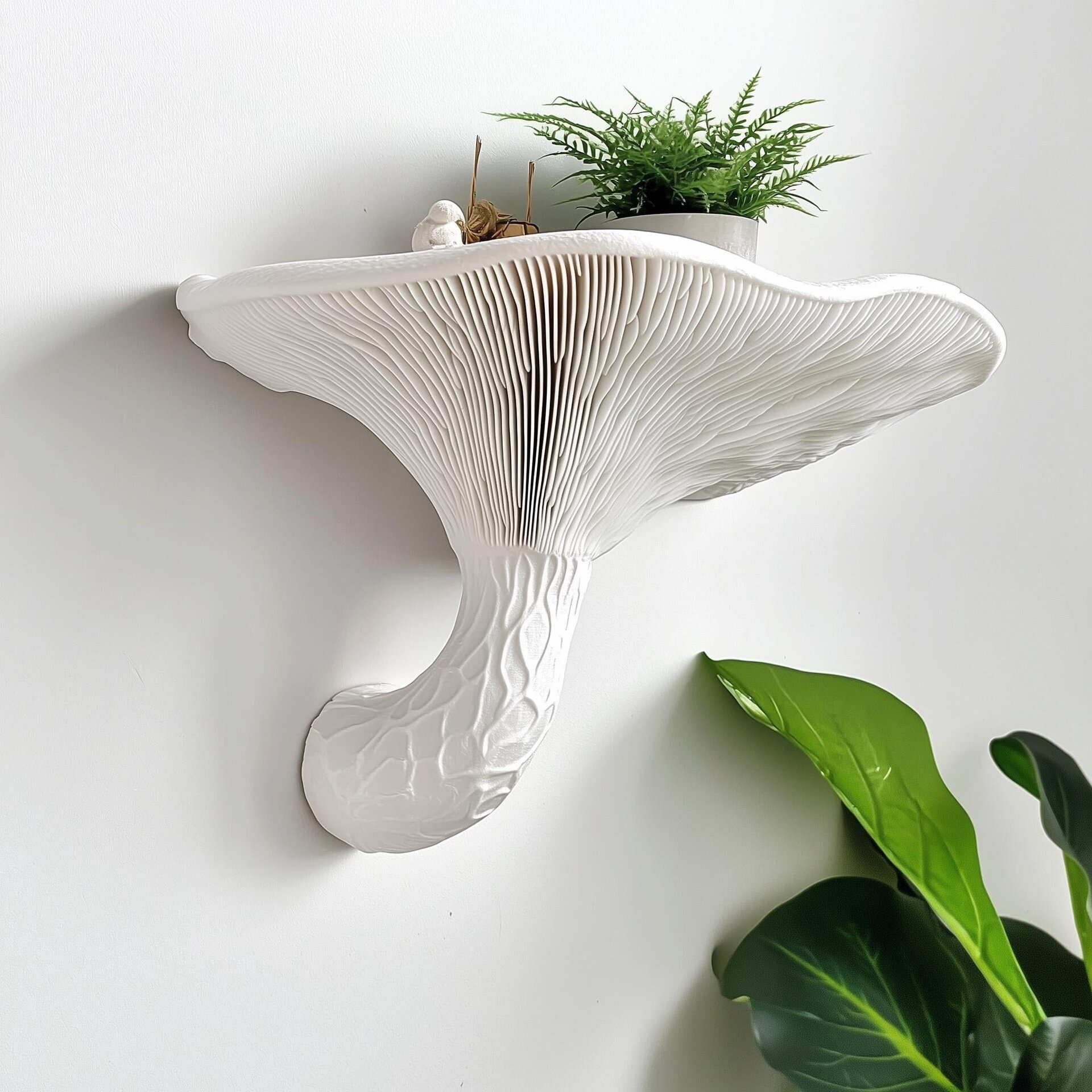 3D Printed Honey Mushroom Wall Shelf