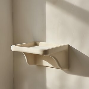 3D Printed Organic Curve Wall Shelf