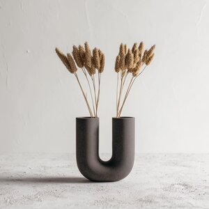 3D Printed U-Shaped Sculptural Vase