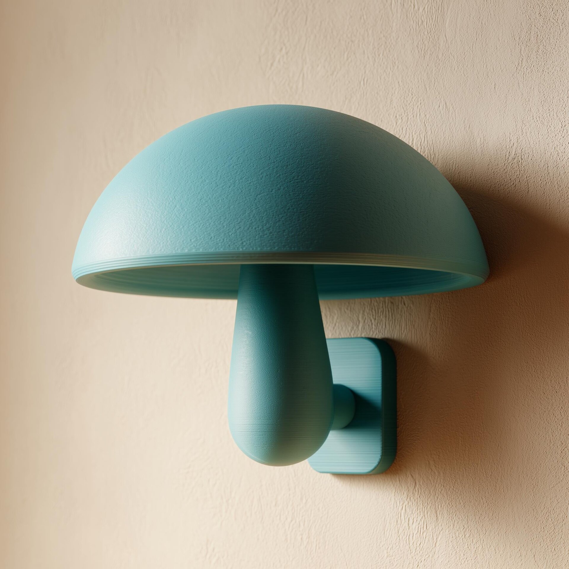 3D Printed Mushroom Wall Sculpture