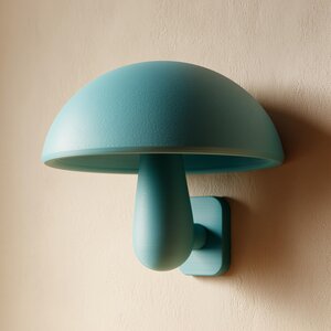 3D Printed Mushroom Wall Sculpture