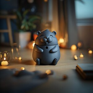 3D Printed Hamster Memorial Urn