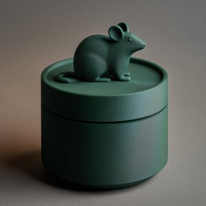 Mouse Pet Memorial Urn | 3D Printed Keepsake