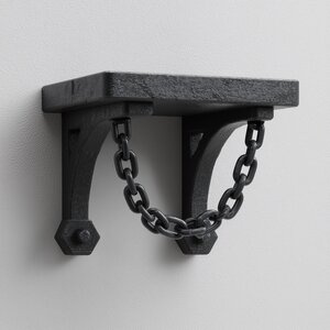 3D Printed Gothic Chain Support Shelf