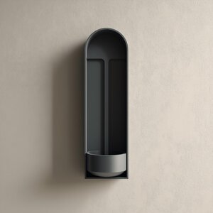 3D Printed Arched Niche Wall Shelf with Bowl | Catchall Ledge