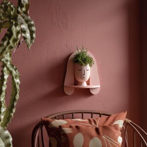 3D Printed Arched Face Wall Planter