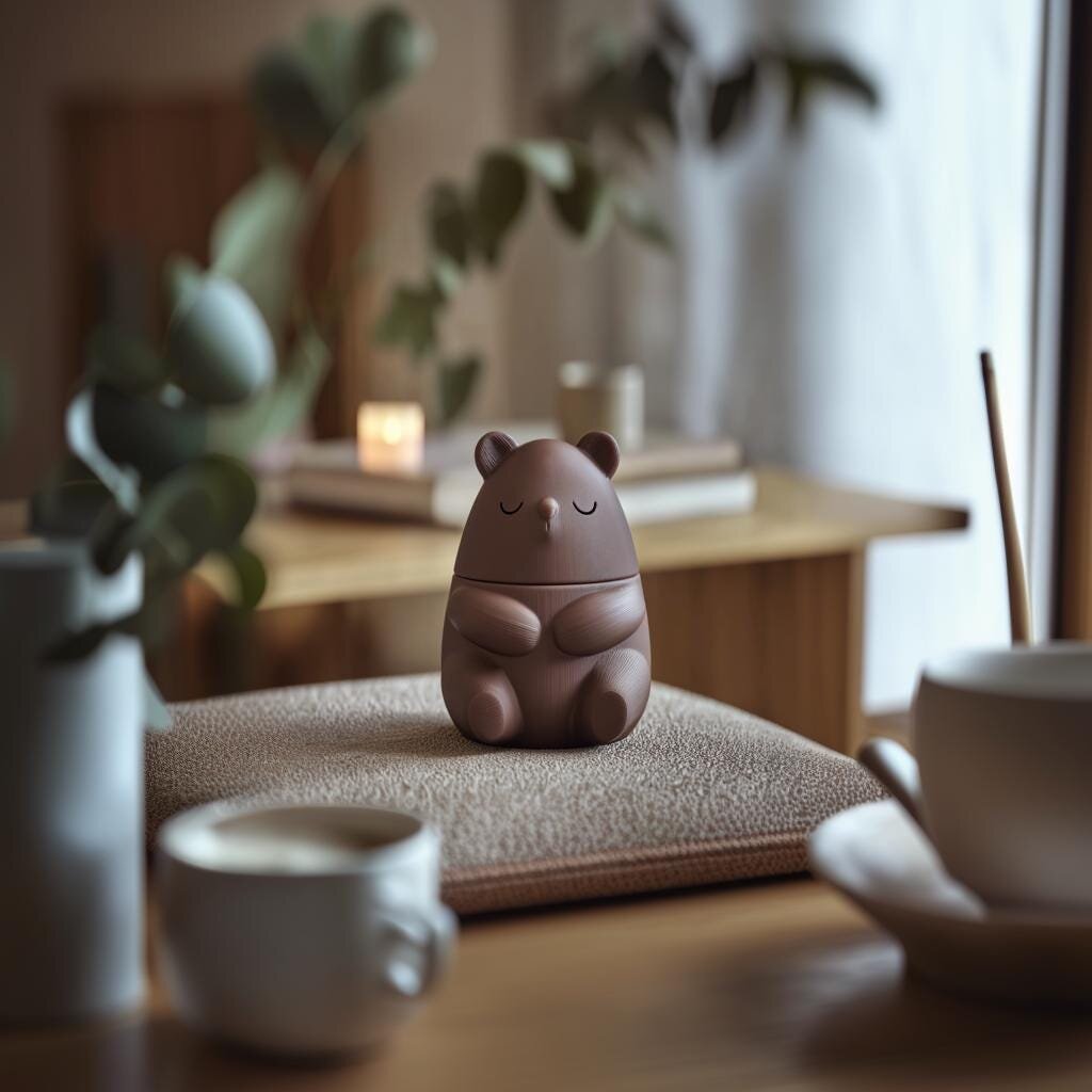 3D Printed Sleeping Bear Memorial Urn