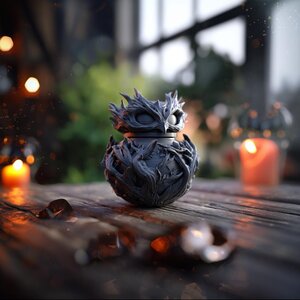 Dark Raven Memorial Urn | 3D Printed Keepsake