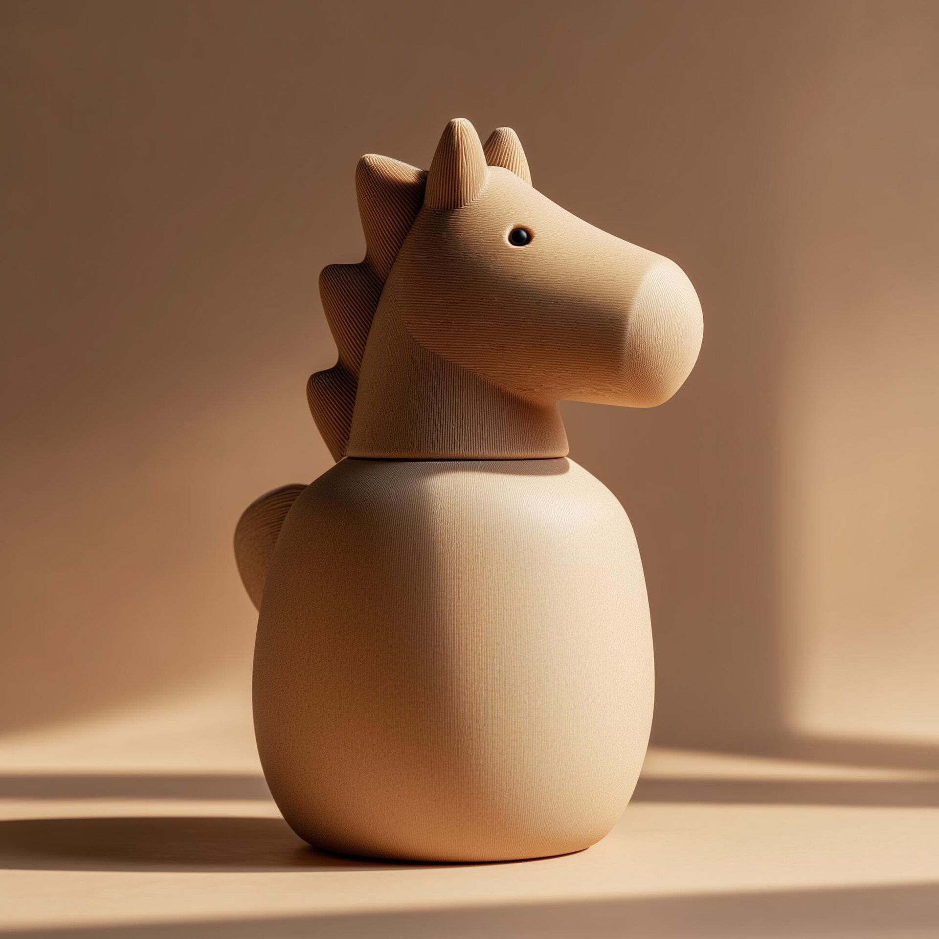 3D Printed Horse Memorial Urn