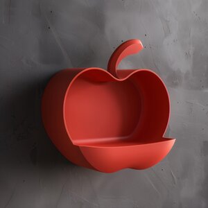 3D Printed Apple Wall Shelf