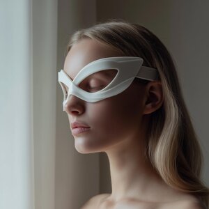 3D Printed Futuristic Eye Mask Glasses
