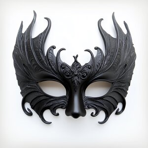 3D Printed Gothic Masquerade Half Mask