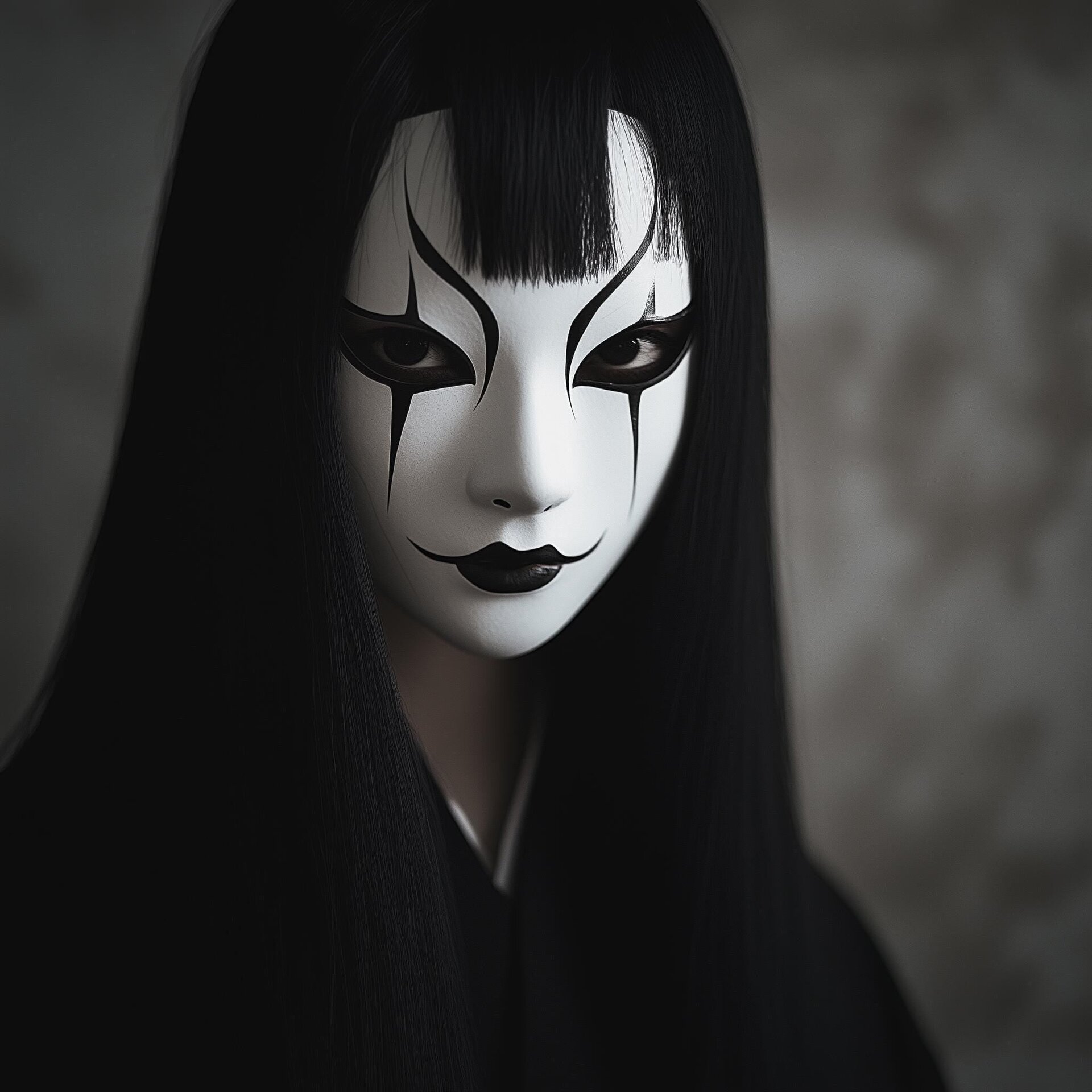 3D Printed Onryo Ghost Mask | Japanese Folklore Prop
