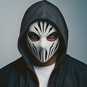 3D Printed Skull Assassin Mask | Cyberpunk Costume Prop