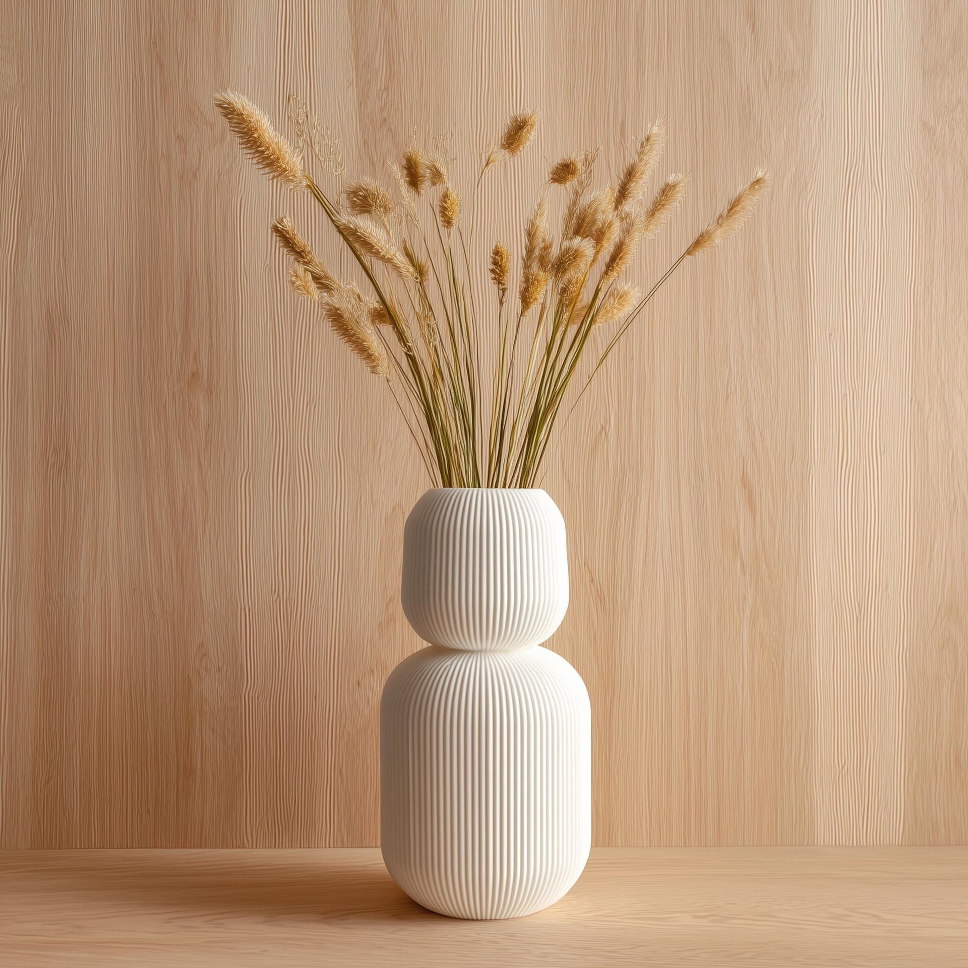 3D Printed Stacked Geometric Vase